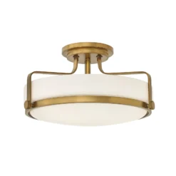 Abstands-Deckenlampe Harper, Ø 45,6cm, altmessing