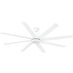 Achtflügeliger LED-Deckenventilator Century weiß