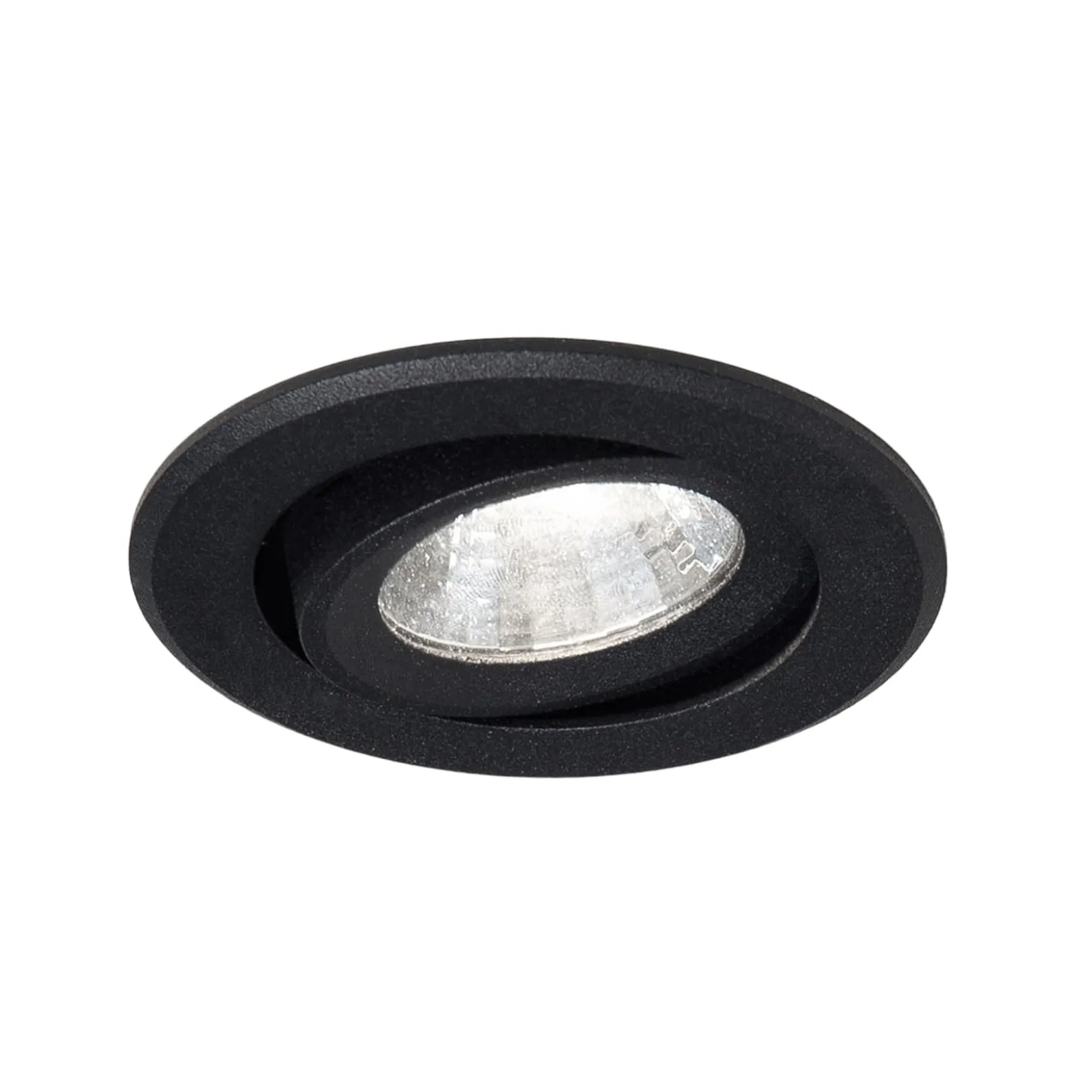 Agon Round LED-Einbaustrahler 3.000K 40° schwarz