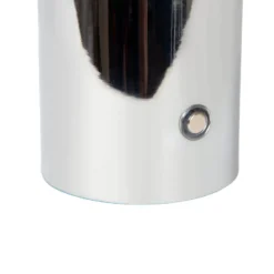 Akku-Tischlampe Vivo, chromfarben, Höhe 22 cm, Metall