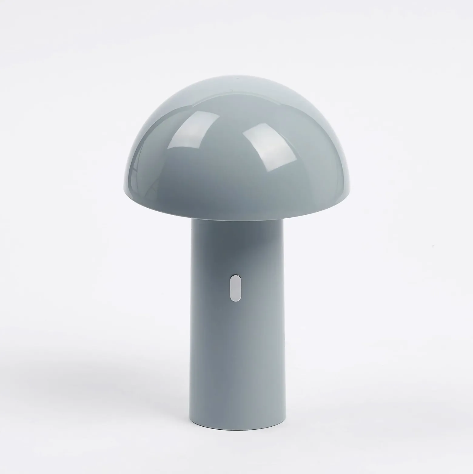 Aluminor Capsule LED-Tischlampe, mobil, grau