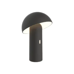 Aluminor Capsule LED-Tischlampe, mobil, schwarz
