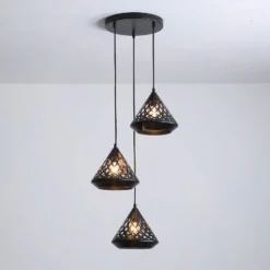 Aluminor Cone Hängeleuchte, dreiflammig