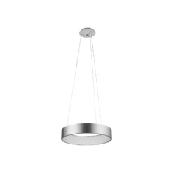 Aluminor Epsilon LED-Hängeleuchte, Ø 62 cm, silber
