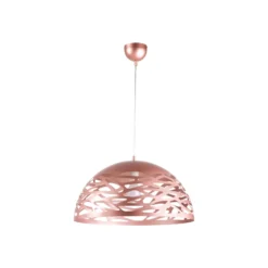Aluminor Laser Hängelampe Lochmuster 50cm roségold