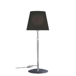 Aluminor Store Tischlampe, chrom/schwarz