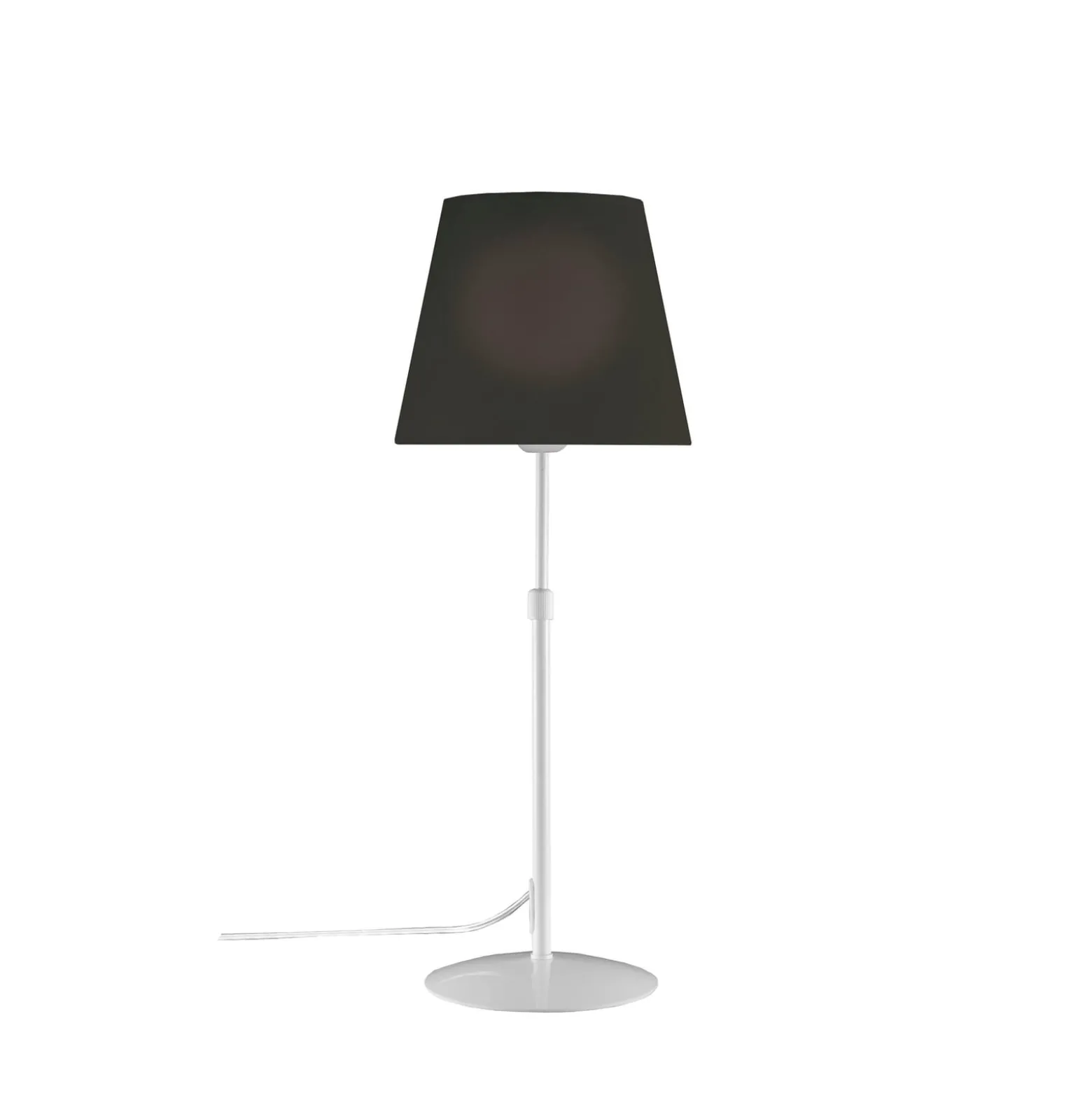 Aluminor Store Tischlampe, weiß/schwarz