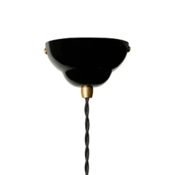 Anglepoise Hängelampe Original 1227 Brass Midi Wide, schwarz