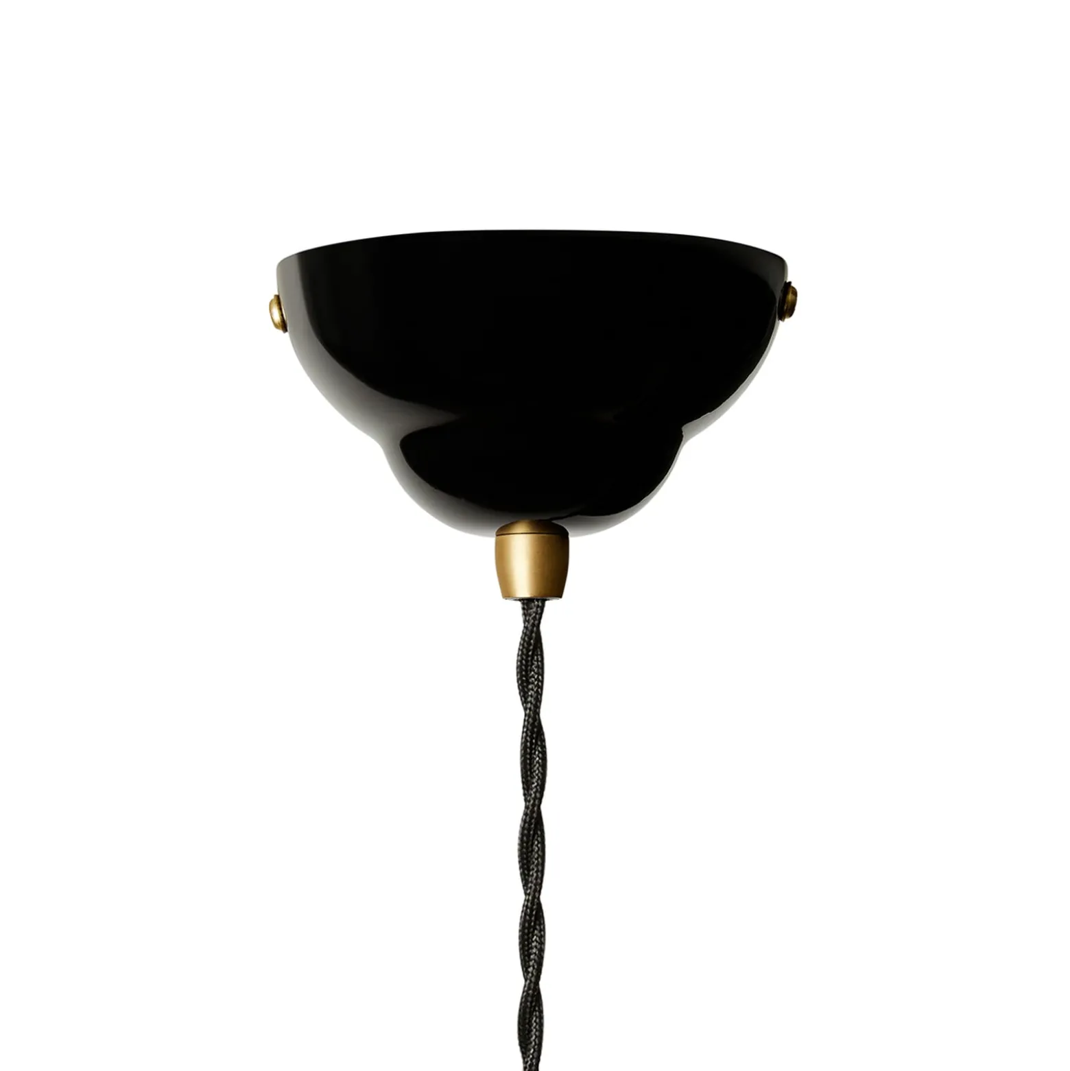 Anglepoise Hängelampe Original 1227 Brass Midi Wide, schwarz