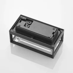 Arcchio Außenwandleuchte Ismera, anthrazit, IP65, Sensor