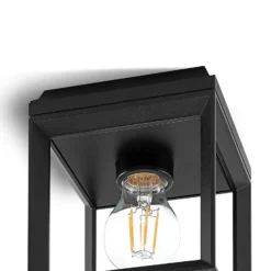 Arcchio Cayla Deckenleuchte, Käfig, schwarz