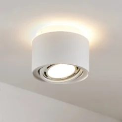 Arcchio Deckenlampe Walisa, Ø 15 cm, rund, weiß, 3er-Set