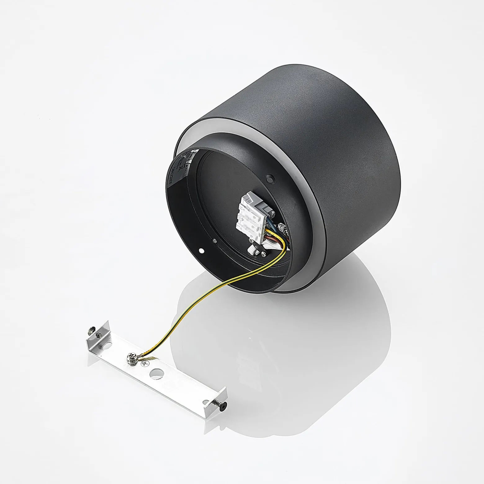 Arcchio Deckenlampe Walisa, Ø 15 cm, schwarz, Metall, GU10