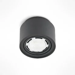 Arcchio Deckenlampe Walisa, Ø 15 cm, schwarz, Metall, GU10