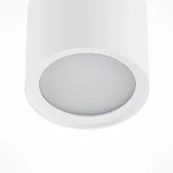 Arcchio Deckenlampe Walisa, Ø 10 cm, weiß, Diffusor, GU10