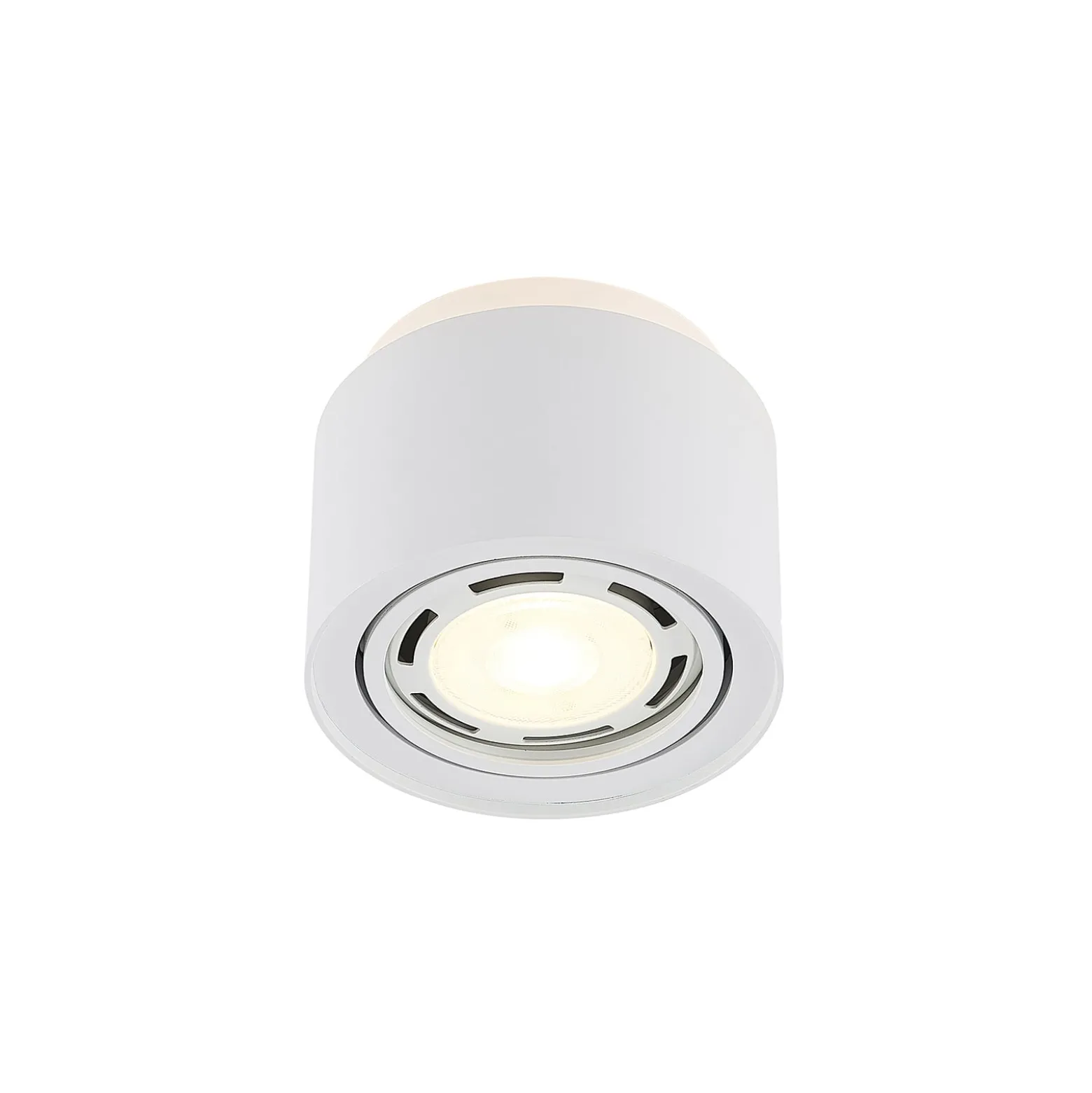 Arcchio Deckenlampe Walisa, Ø 15 cm, weiß, Metall, GU10