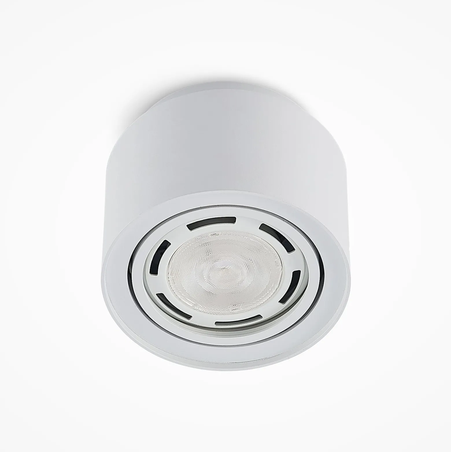 Arcchio Deckenlampe Walisa, Ø 15 cm, weiß, Metall, GU10