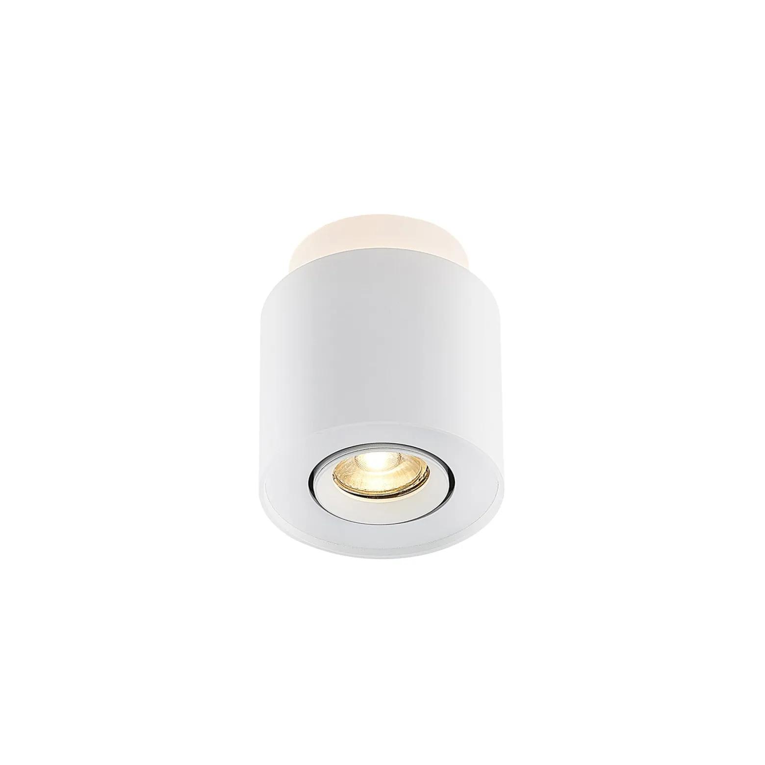 Arcchio Deckenlampe Walisa, Ø 10 cm, weiß, Metall, GU10