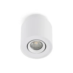 Arcchio Deckenlampe Walisa, Ø 10 cm, weiß, Metall, GU10