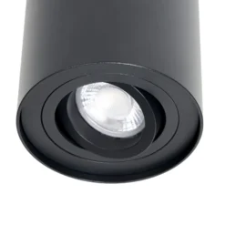 Arcchio Deckenspot Jolina, rund, anthrazit, 13 cm, Metall