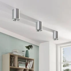 Arcchio Deckenspot Jolina, rund, 2er-Set, Aluminium