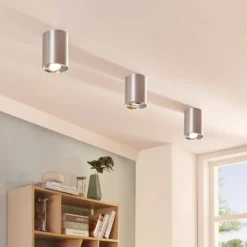 Arcchio Deckenspot Jolina, rund, 2er-Set, Aluminium
