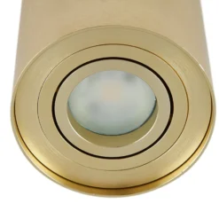 Arcchio Deckenspot Jolina, rund, gold, 13 cm, Metall