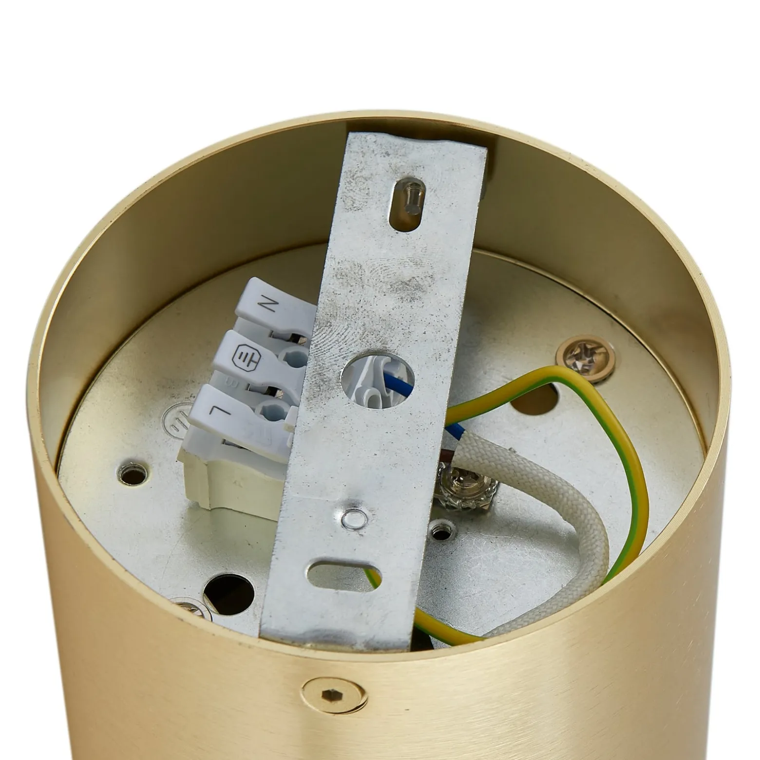 Arcchio Deckenspot Jolina, rund, gold, 13 cm, Metall