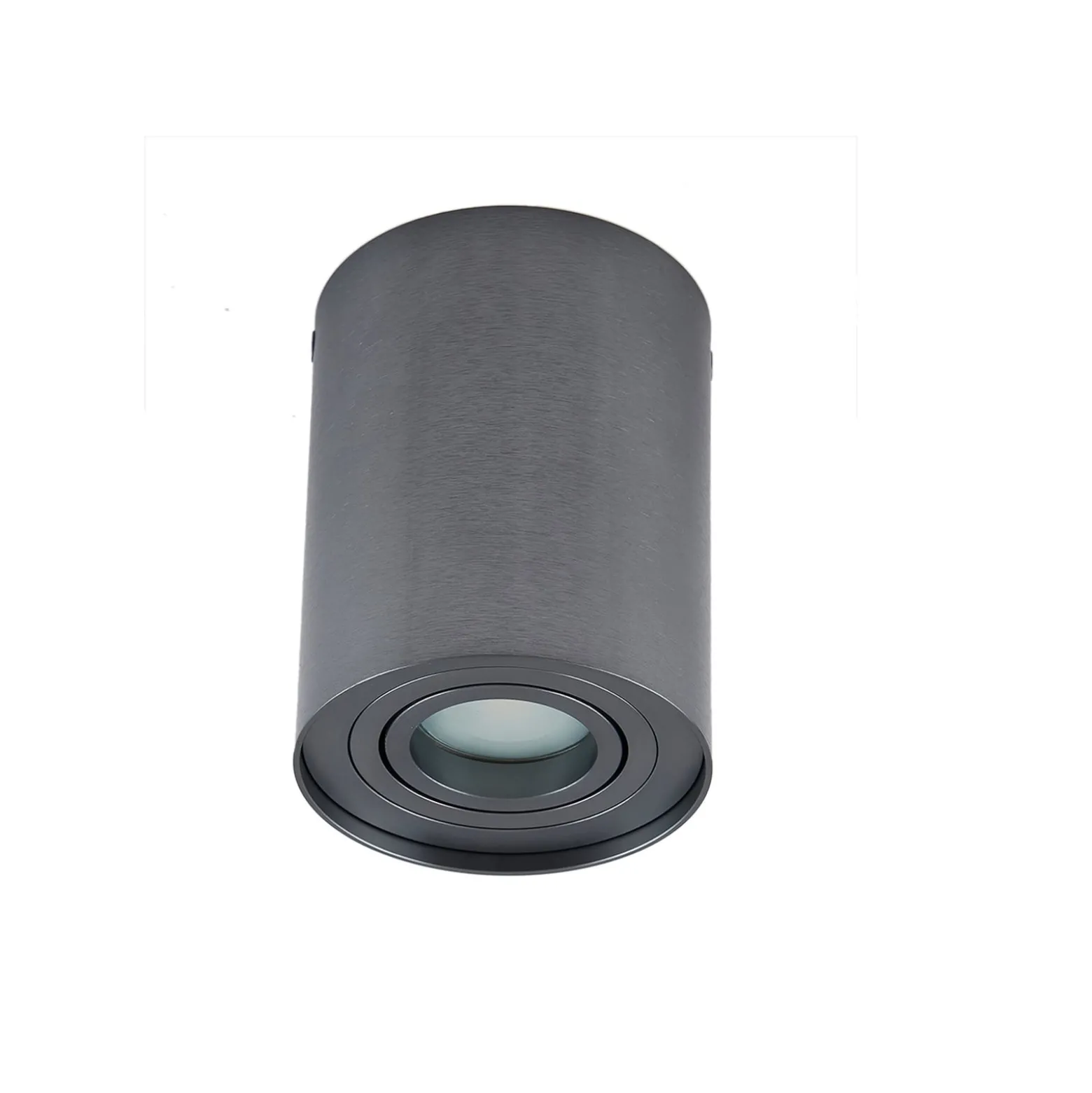 Arcchio Deckenspot Jolina, rund, gunmetal, 13 cm, Metall