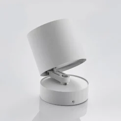 Arcchio Deckenstrahler Mabel, Ø12cm, weiß, verstellbar, GU10
