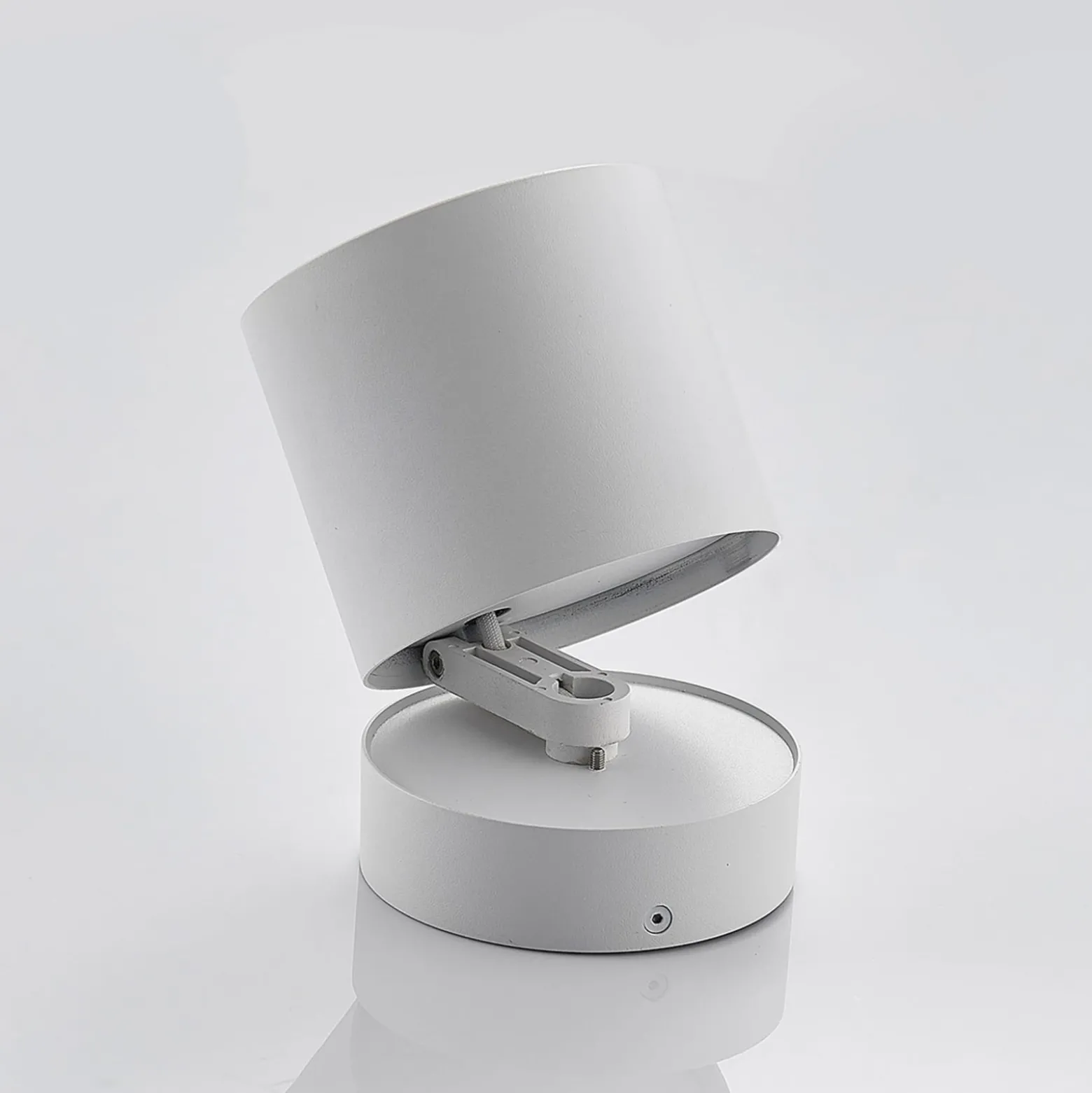Arcchio Deckenstrahler Mabel, Ø12cm, weiß, verstellbar, GU10
