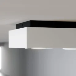 Arcchio Deckenstrahler Ronka, 34 cm, 2-flammig, weiß, GU10