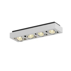 Arcchio Deckenstrahler Ronka, 65 cm, 4-flammig, weiß, GU10