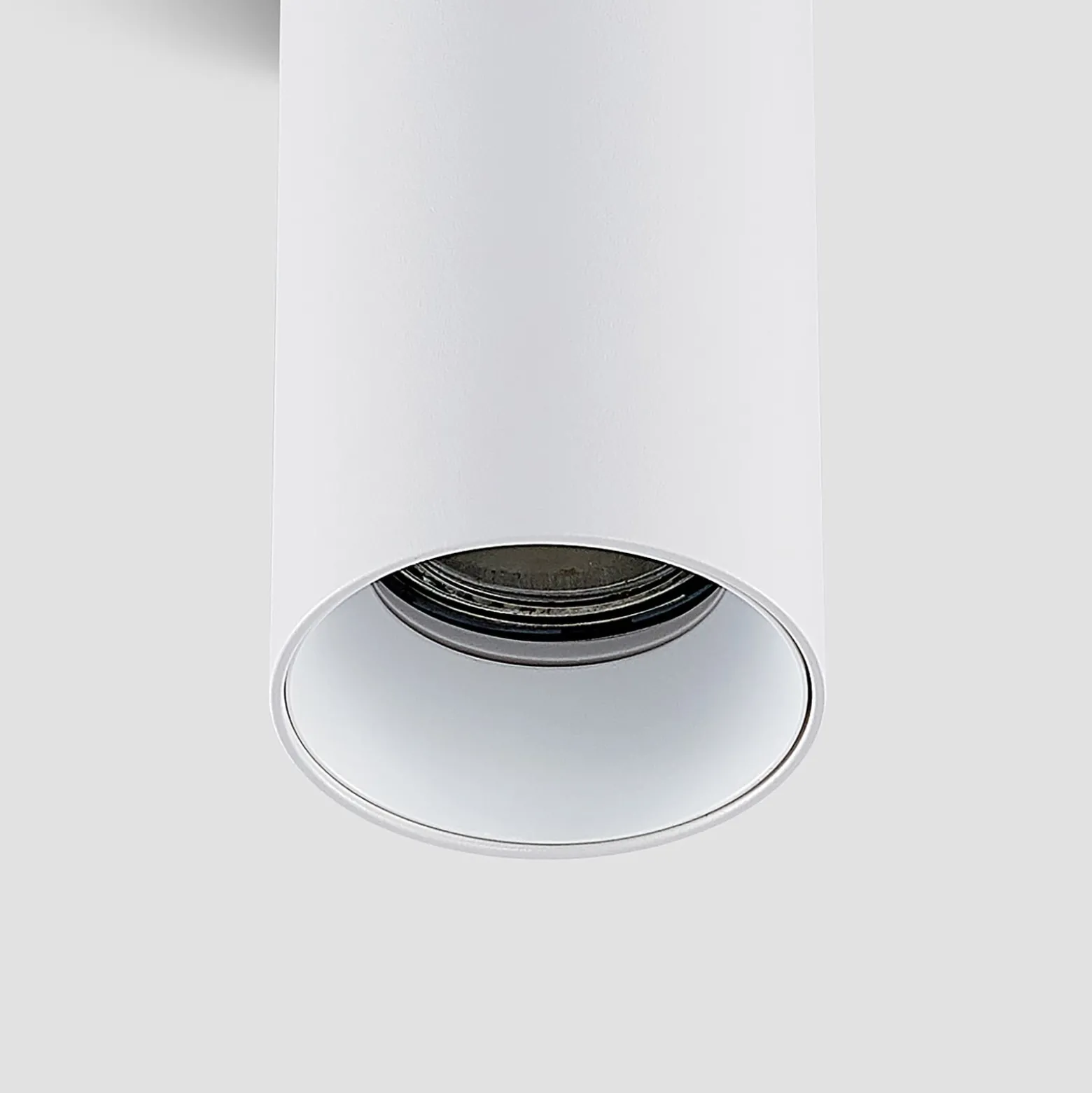 Arcchio Downlight Brinja, weiß, Metall, Ø 6 cm, rund, GU10