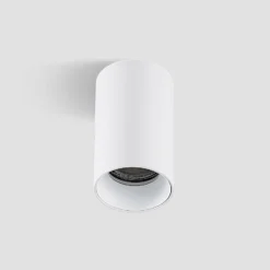 Arcchio Downlight Brinja, weiß, Metall, Ø 6 cm, rund, GU10