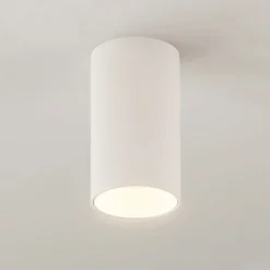 Arcchio Downlight Brinja, weiß, Metall, Ø 6 cm, rund, GU10