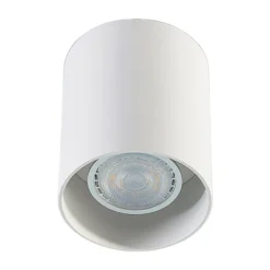 Arcchio Downlight Carson, Höhe 10 cm, weiß, Aluminium