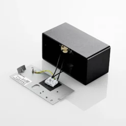 Arcchio Downlight Kubika, 19 cm, schwarz, 2-flg., Metall