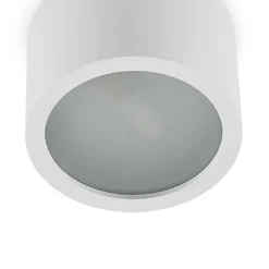 Arcchio Downlight Nieva, G9, weiß, rund, Ø 10cm, Metall