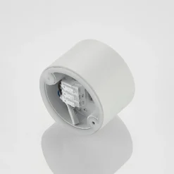 Arcchio Downlight Nieva, GX53, weiß, rund, Ø 10cm, Metall