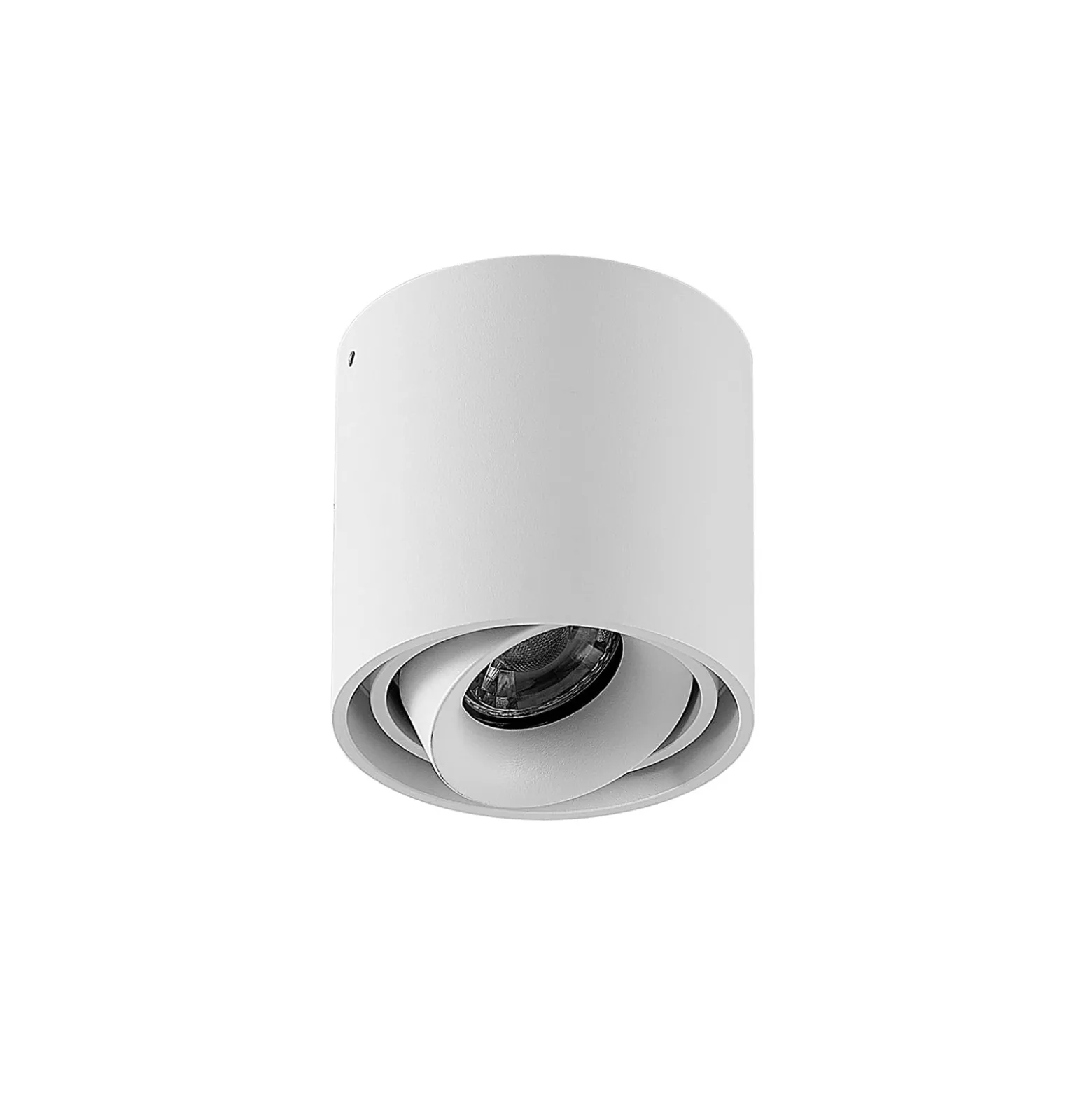 Arcchio Downlight Walza, weiß, Metall, Ø 9 cm, GU10