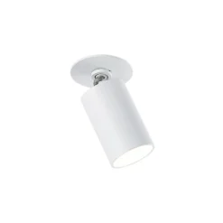 Arcchio Einbaustrahler Davin, weiß, Zylinder, 2er-Set