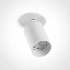 Arcchio Einbaustrahler Davin, weiß, Zylinder, 3er-Set
