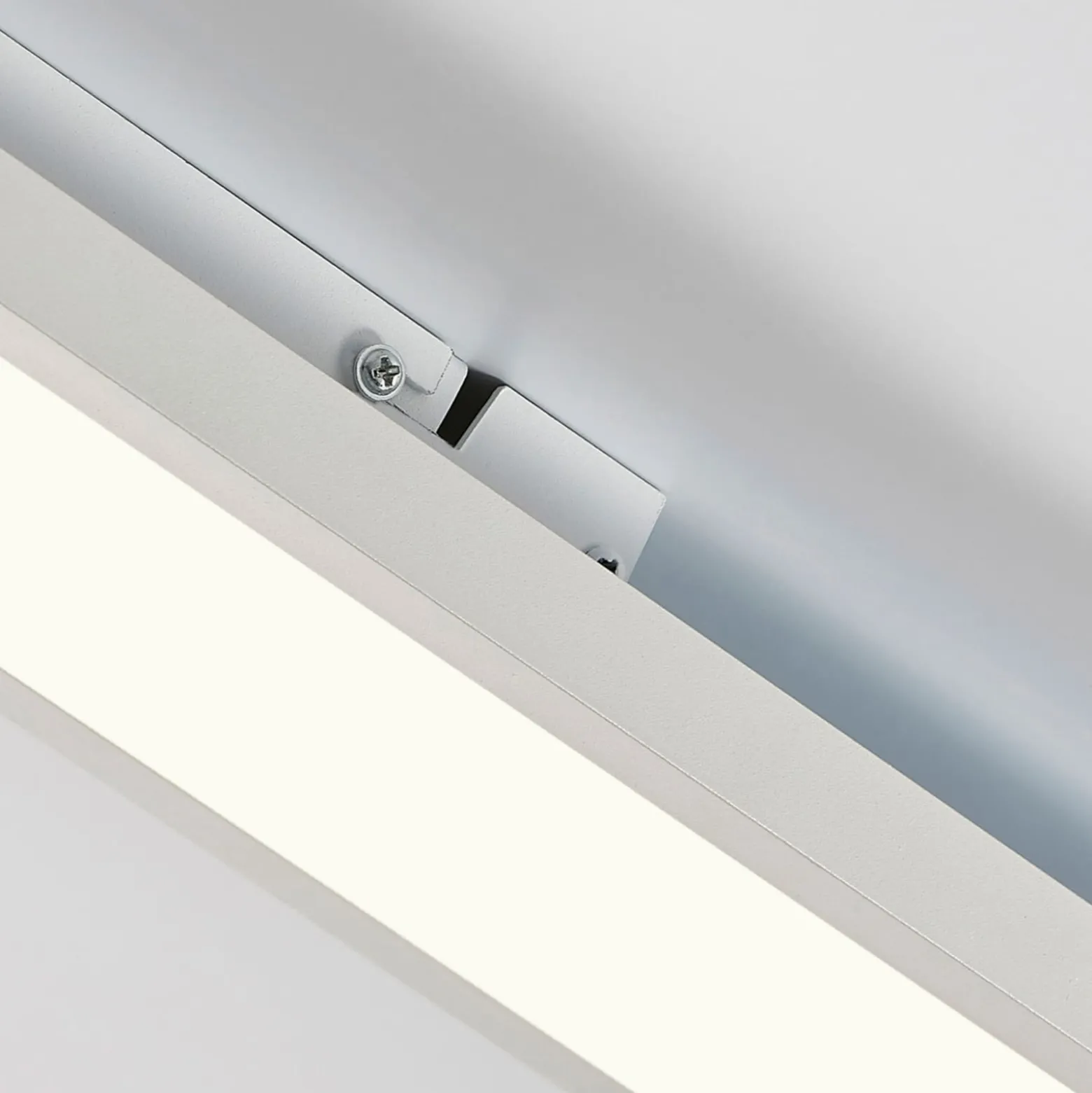 Arcchio Enora LED-Panel, 5500lm, weiß, Metall, 119,5 cm