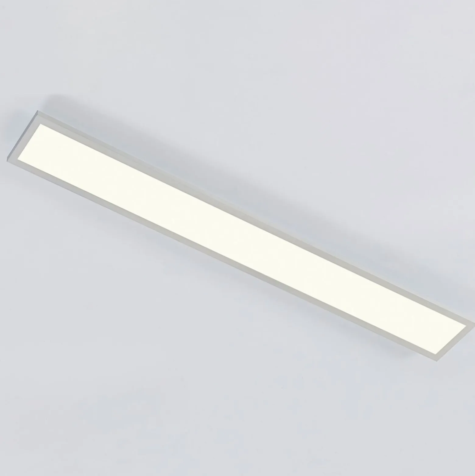 Arcchio Enora LED-Panel, 5500lm, weiß, Metall, 119,5 cm