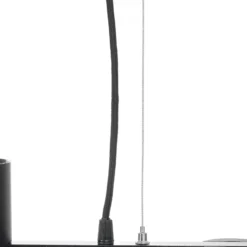 Arcchio Hängeleuchte Brinja, schwarz, 120 cm, 5-flg., GU10