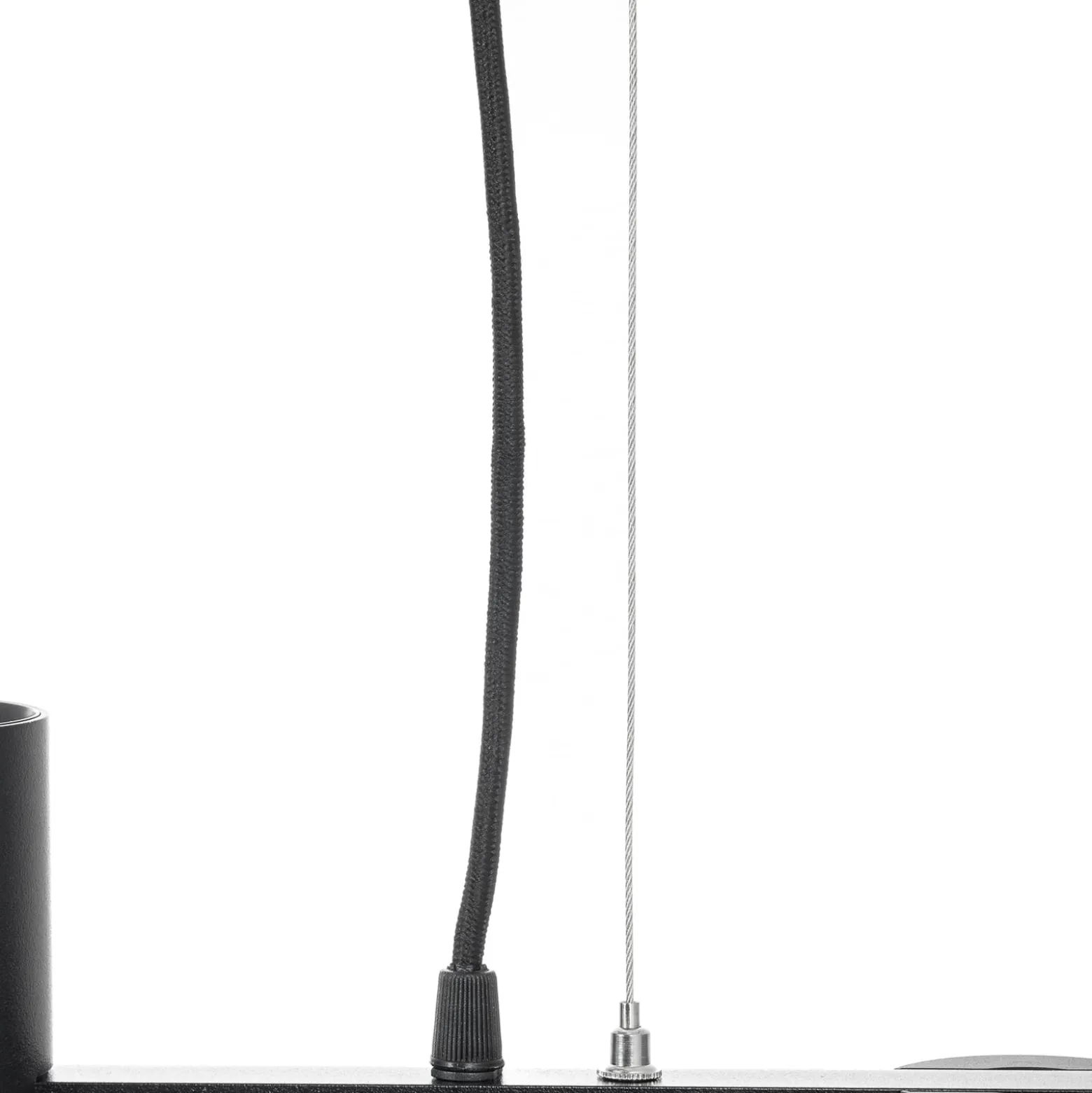 Arcchio Hängeleuchte Brinja, schwarz, 120 cm, 5-flg., GU10