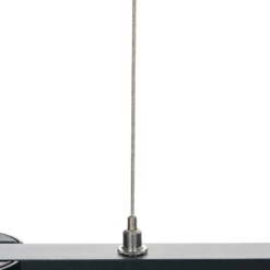 Arcchio Hängeleuchte Brinja, schwarz, 120 cm, 4-flg., GU10