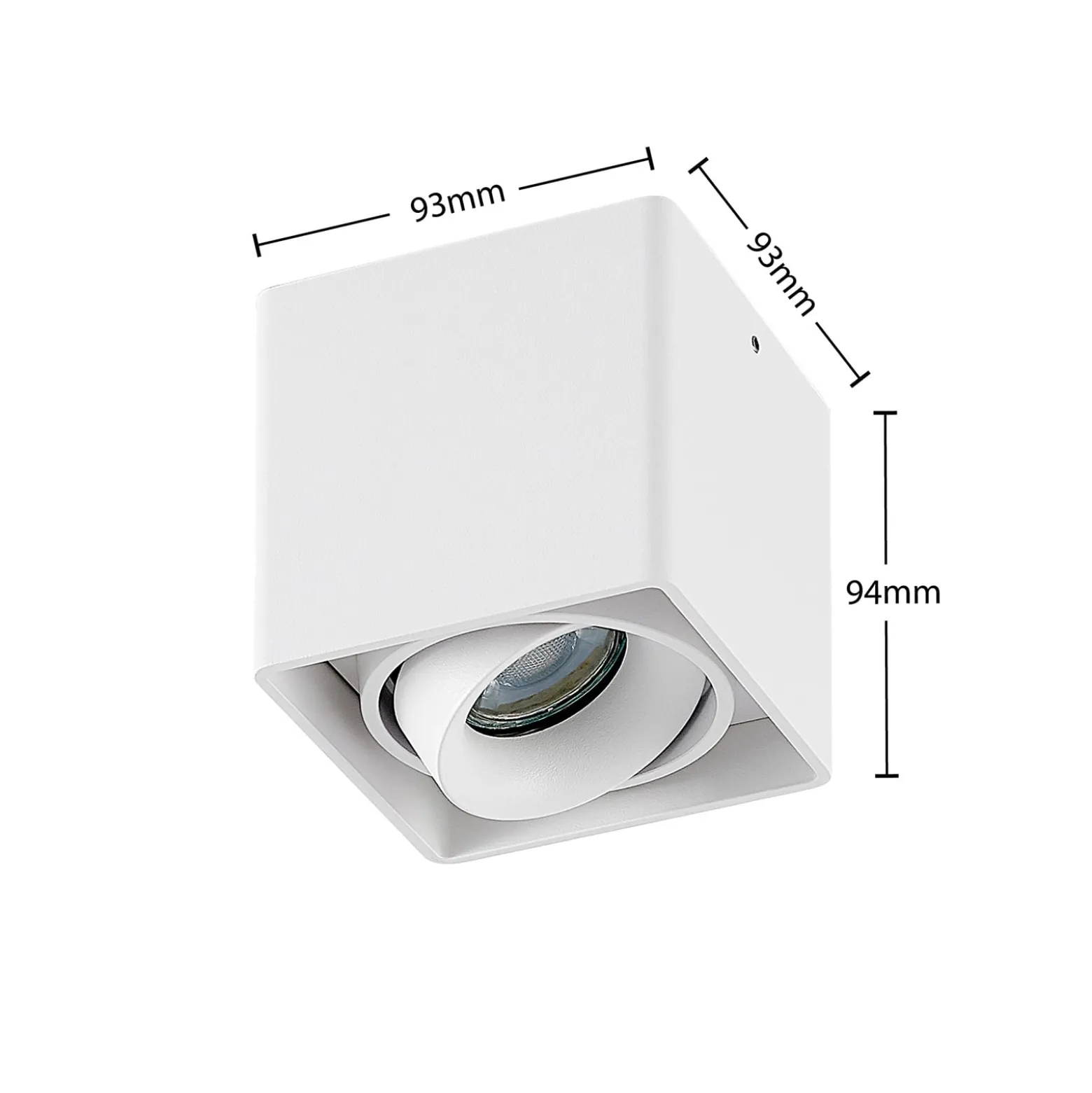 Arcchio Kubika Downlight GU10, 1-flammig, weiß