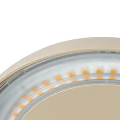 Arcchio LED-Akkutischleuchte Thenra, beige, Wandhalterung